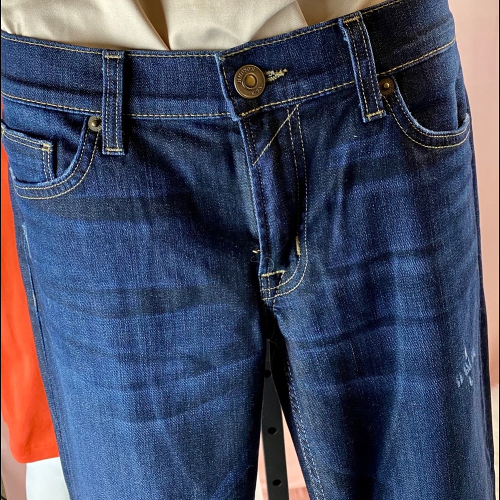HUDSON MUSE CROP SKINNY WITH 5IN CUFFS SIZE 28